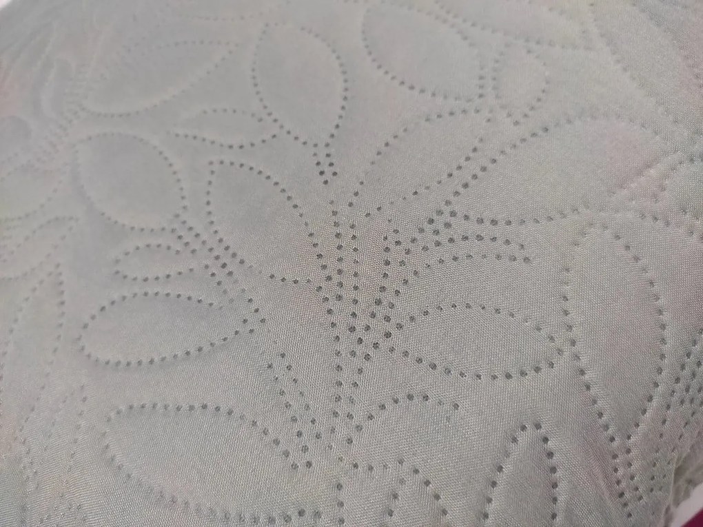 Obliečka na vankúš k prehozu BONA strieborná 45x45 cm