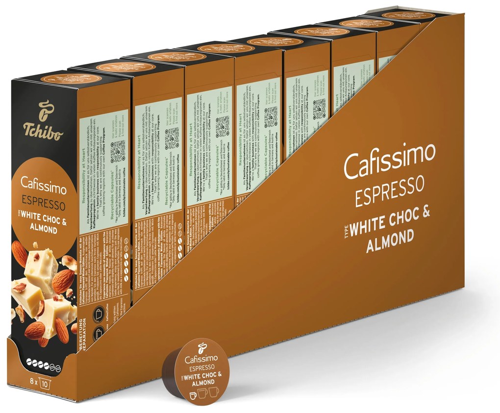 Cafissimo Flavoured Espresso - White Choc & Almond - 80 kapsúl
