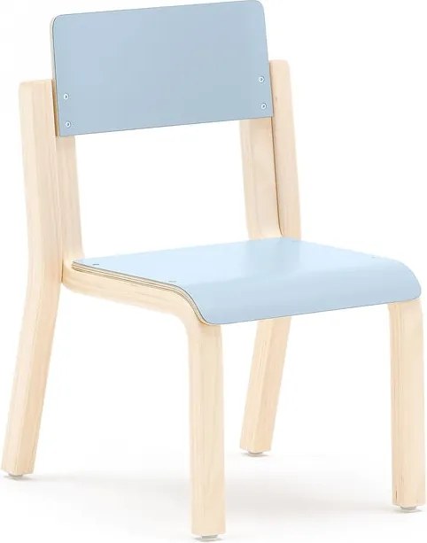 Detská stolička DANTE, výška 260 mm, breza/modrá