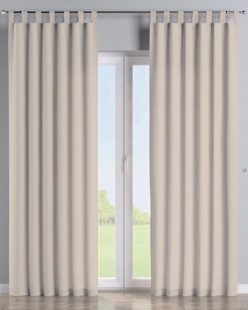 Záves na pútkach farba produktu béžová