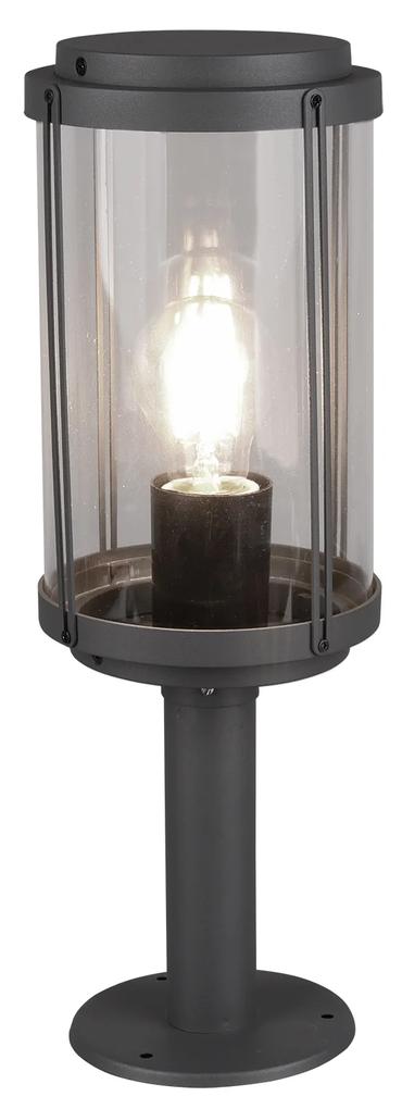 TANARO nízka | Retro stojaca vonkajšia lampa v tvare lampáša IP44 Farba: Antracit