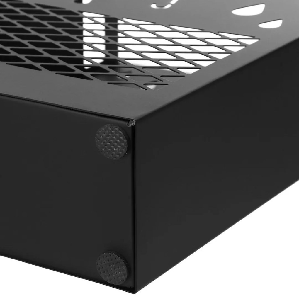 Kovový stojan na dáždniky RAIN, 28x12x41cm, čierna SongmicsHome