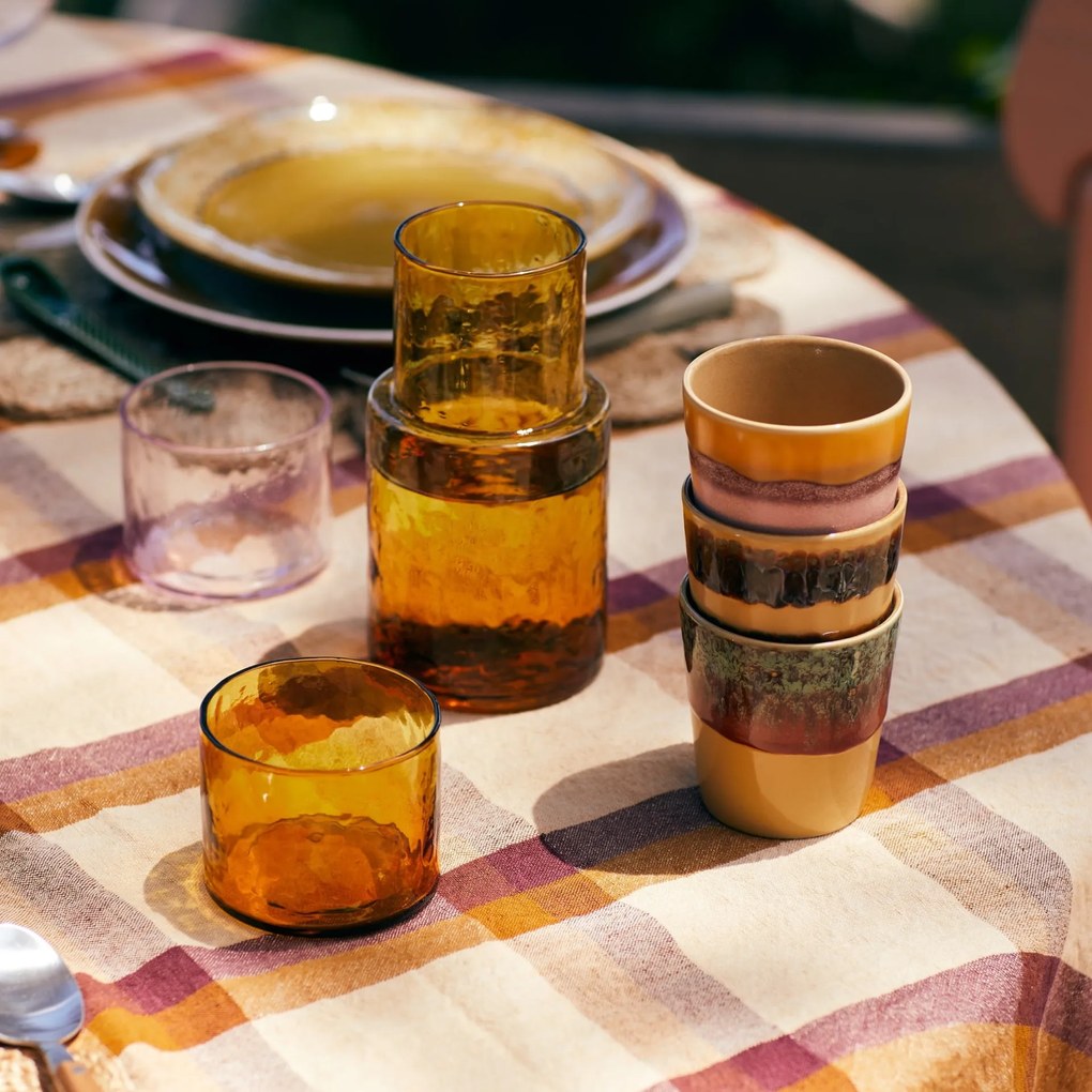 HK living Karafa Tube Amber 800 ml