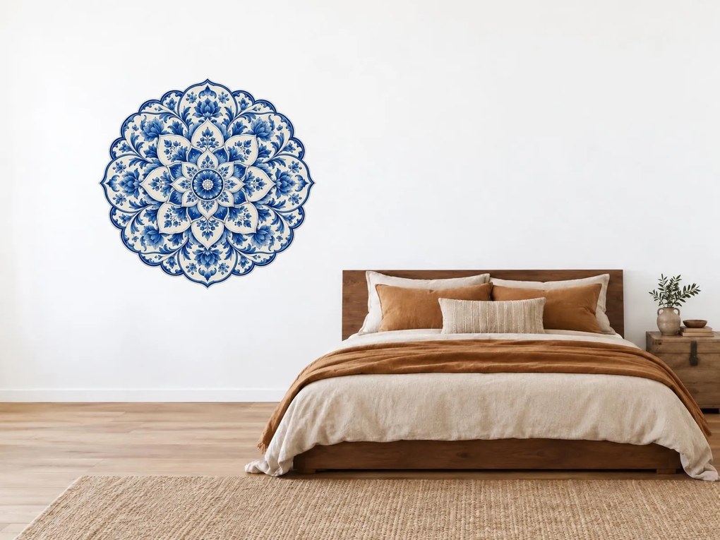 Porcelánová mandala arch 46 x 46 cm