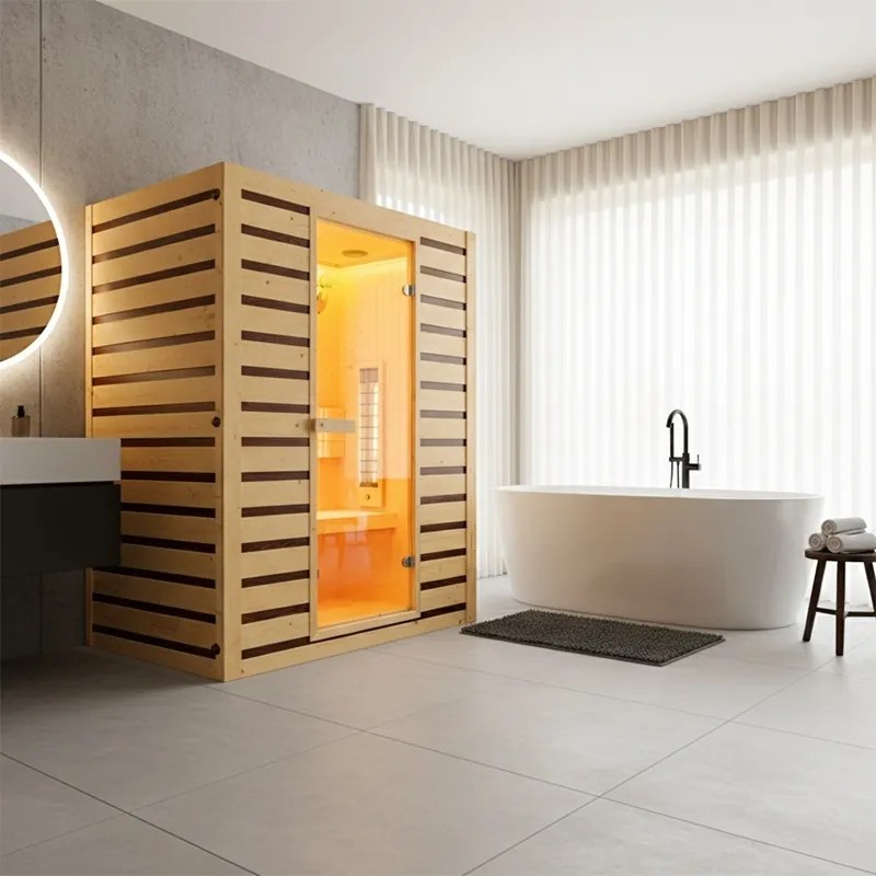 BPS-koupelny Infrasauna Relax HYD-6713 153x110, 3-4 osoby
