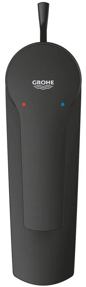 GROHE Start páková umývadlová batéria s odtokovou súpravou s tiahlom, výška výtoku 95 mm, matná čierna, 242092432