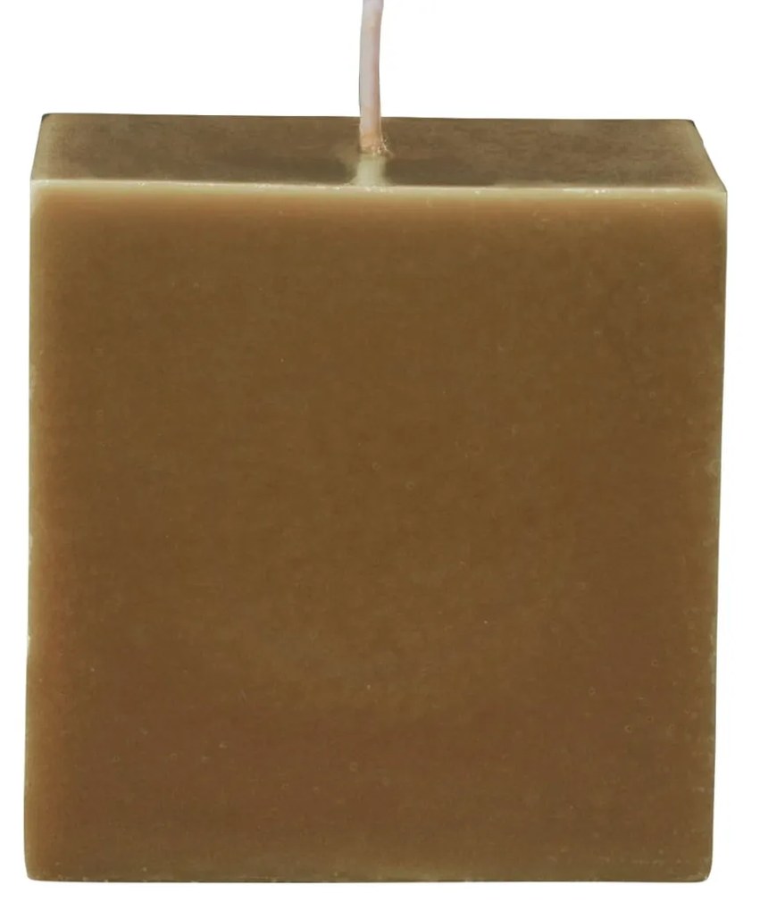 Ferm Living Sviečka Burren Block Small Bronze 7 cm