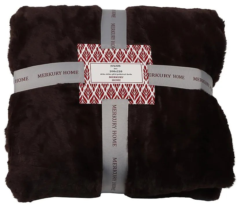 Deka Julius hnedá 200x220 Merkury Home