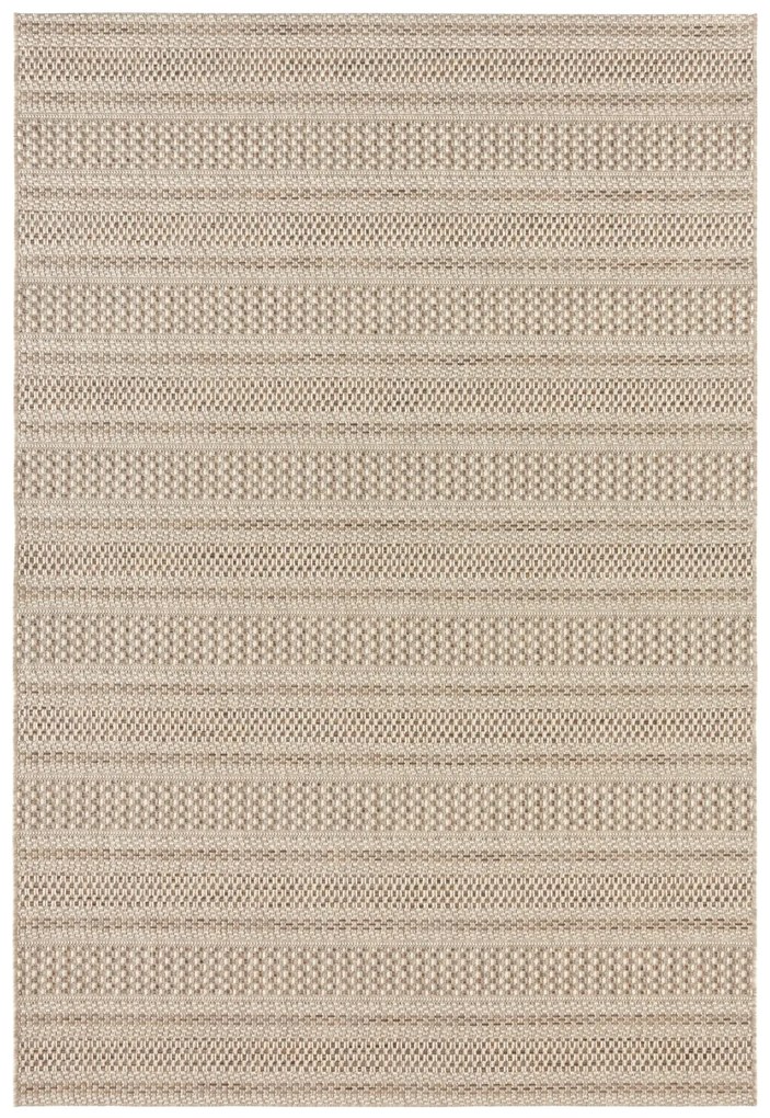 ELLE Decoration, Kusový koberec Brave 103612 Natural Brown z kolekcie Elle – na von aj na doma, 160x230, béžová, chodba / predsieň