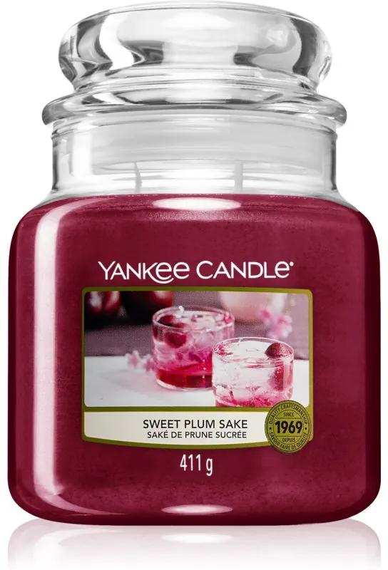 Yankee Candle Sweet Plum Sake vonná sviečka 411 g