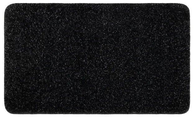 Kúpeľňový koberček SYNERGY glamour / lurex, čierny