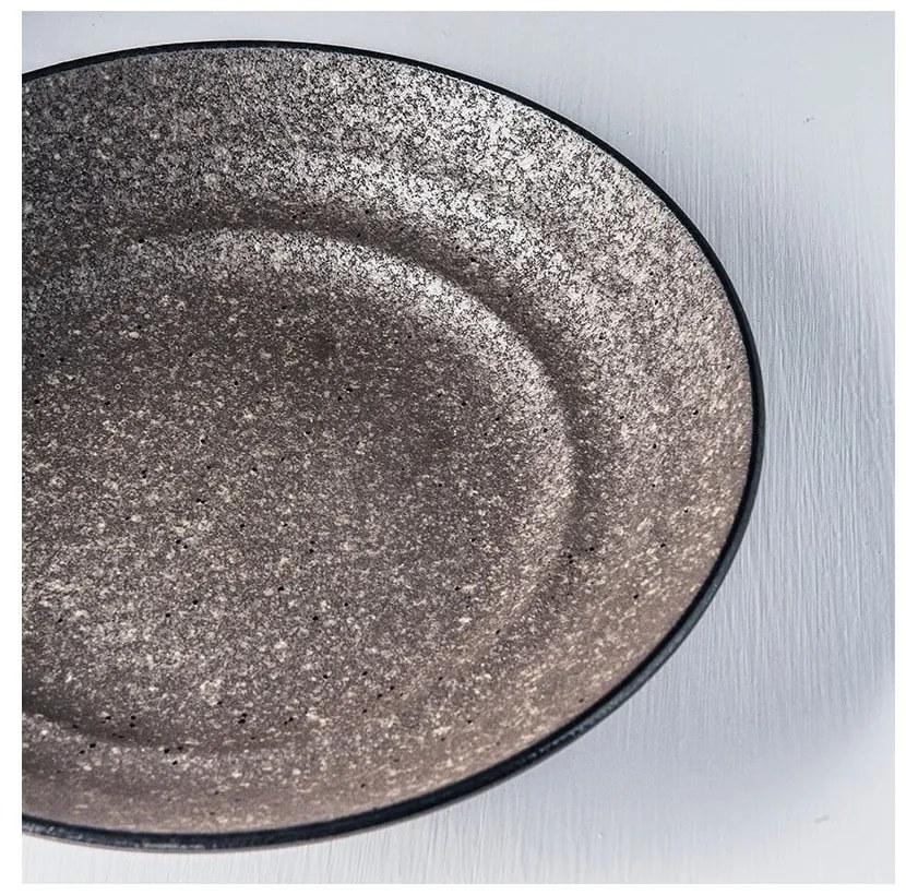 Béžová keramická servírovacia misa MIJ Earth, ø 29 cm