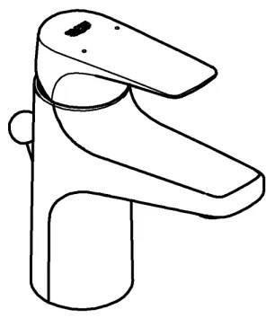 GROHE 23809000 - Umývadlová batéria START FLOW DN 15 lesklý chróm