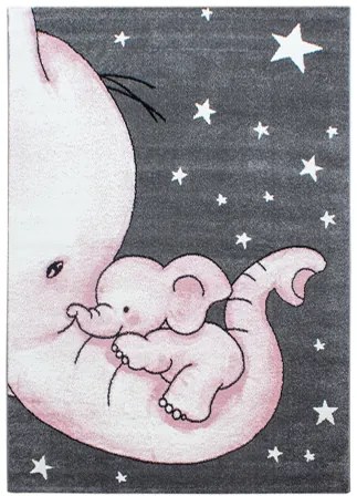 Koberce Breno Kusový koberec KIDS 560 Pink, viacfarebná,120 x 170 cm