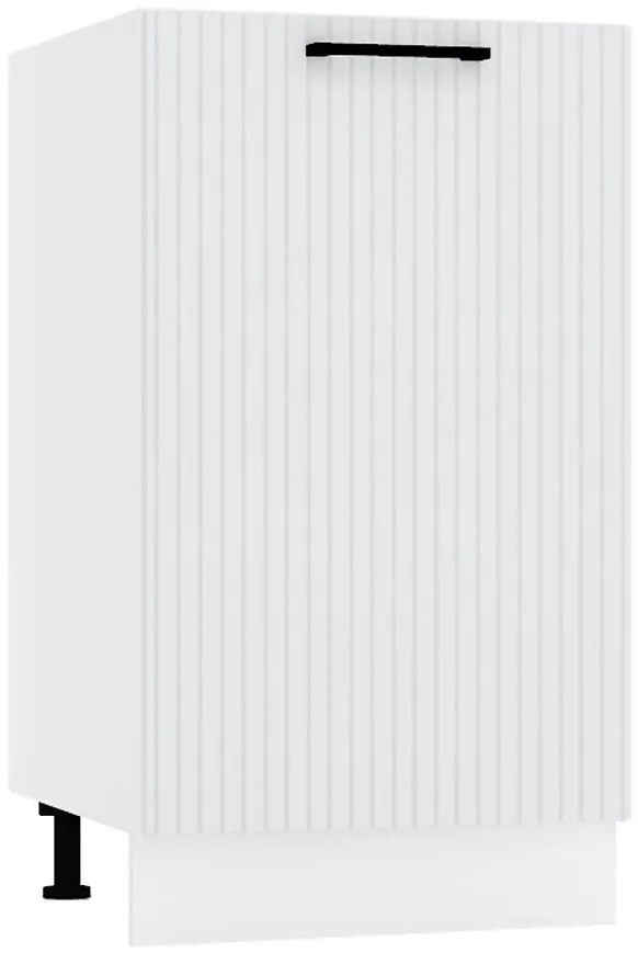 Skrinka do kuchyne  Kate d45 pl svetlo šedá mat