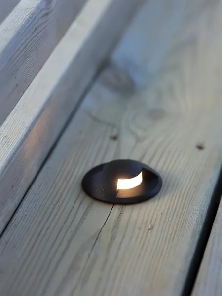 Markslöjd 107289 - LED vonkajšie zapustené svietidlo GARDEN24 LED/0,8W/24V IP44 čierna