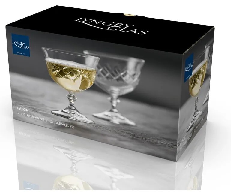 Poháre v súprave 2 ks na sekt 280 ml Eaton – Lyngby Glas