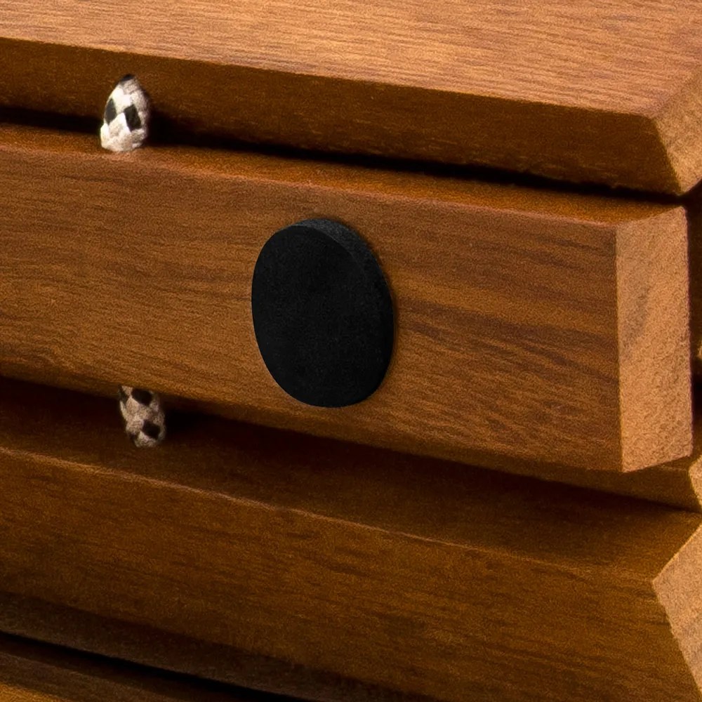 Kúpeľňová predložka LINE, akáciové drevo 80x50x1cm, hnedá Casaria