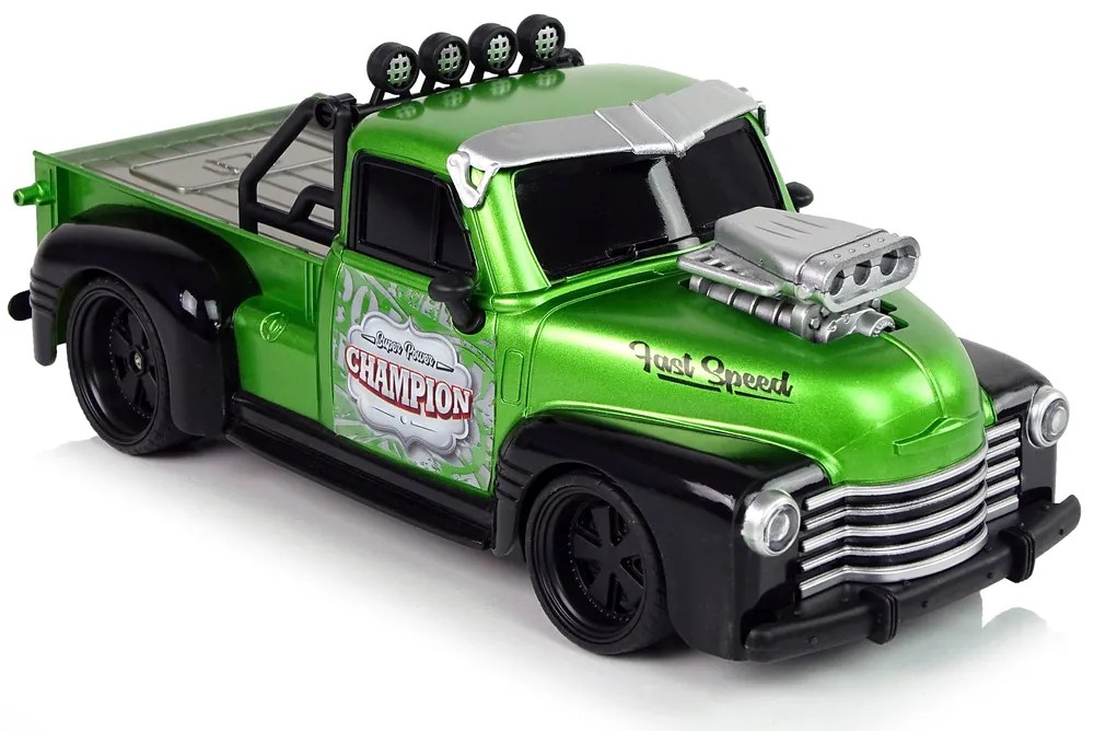 Lean Toys Auto na diaľkové ovládanie Pickup 1:18 zelený