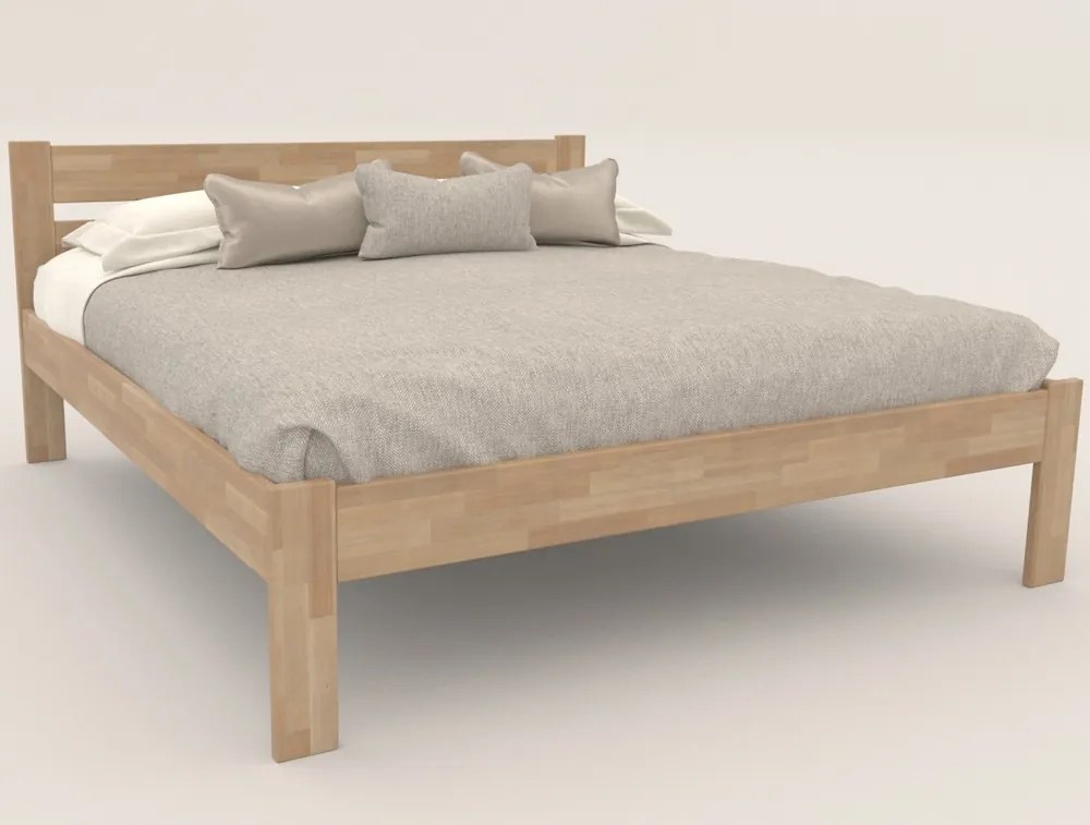 Posteľ Mystic 140x200 cm, prírodný buk