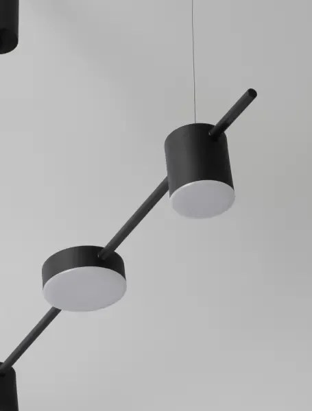 Retro luster Nordik 127 čierne