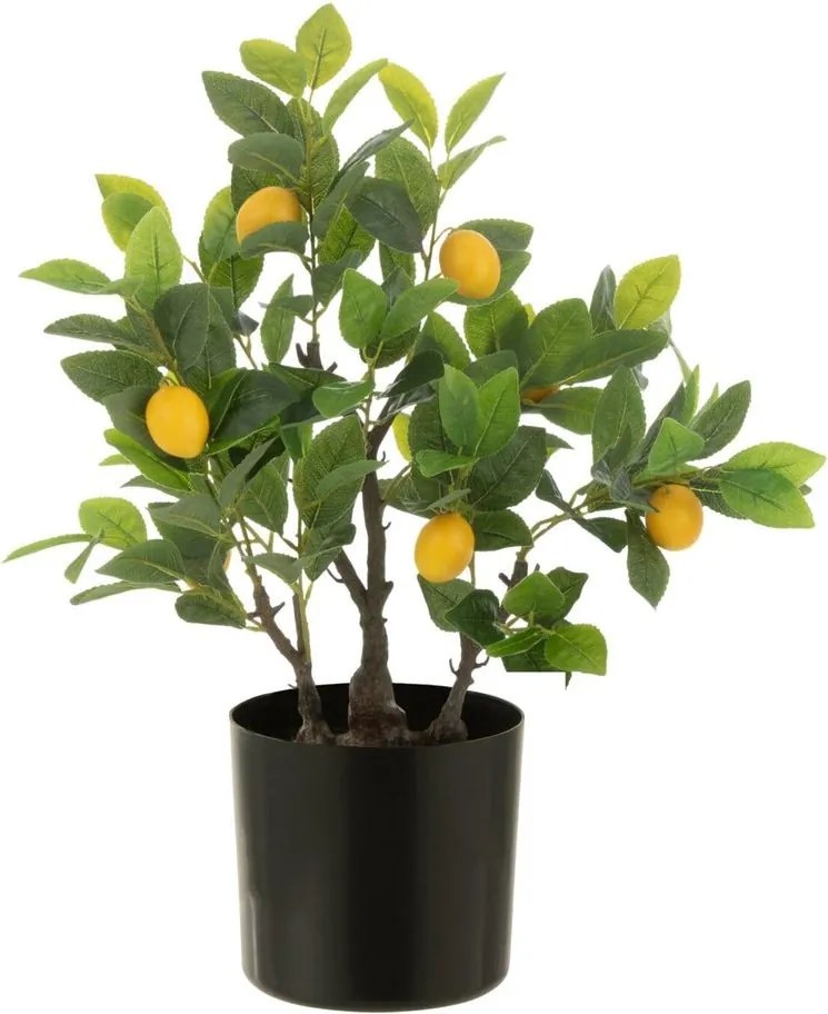 Dekoračná umelá rastlina citrónovník v kvetináči Lemon Tree - 45*32*60 cm