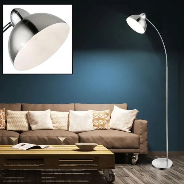 GLOBO 24703SN - Stojacia lampa ANITA 1xE27/40W/230V