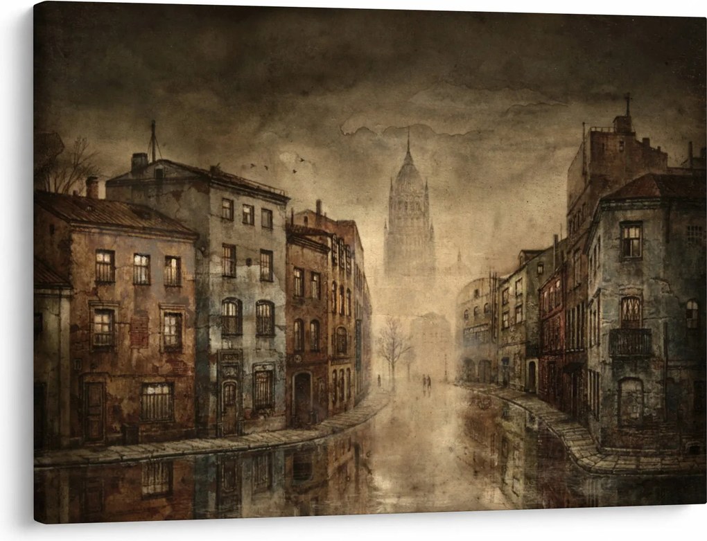 Obraz - Maľba mesta (70x50 cm)