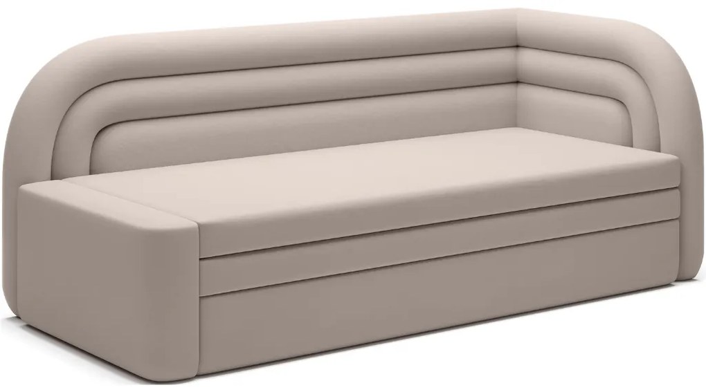 Béžová 3miestna pohovka FABILLO, rozkladacia Varianta: Ľavý roh