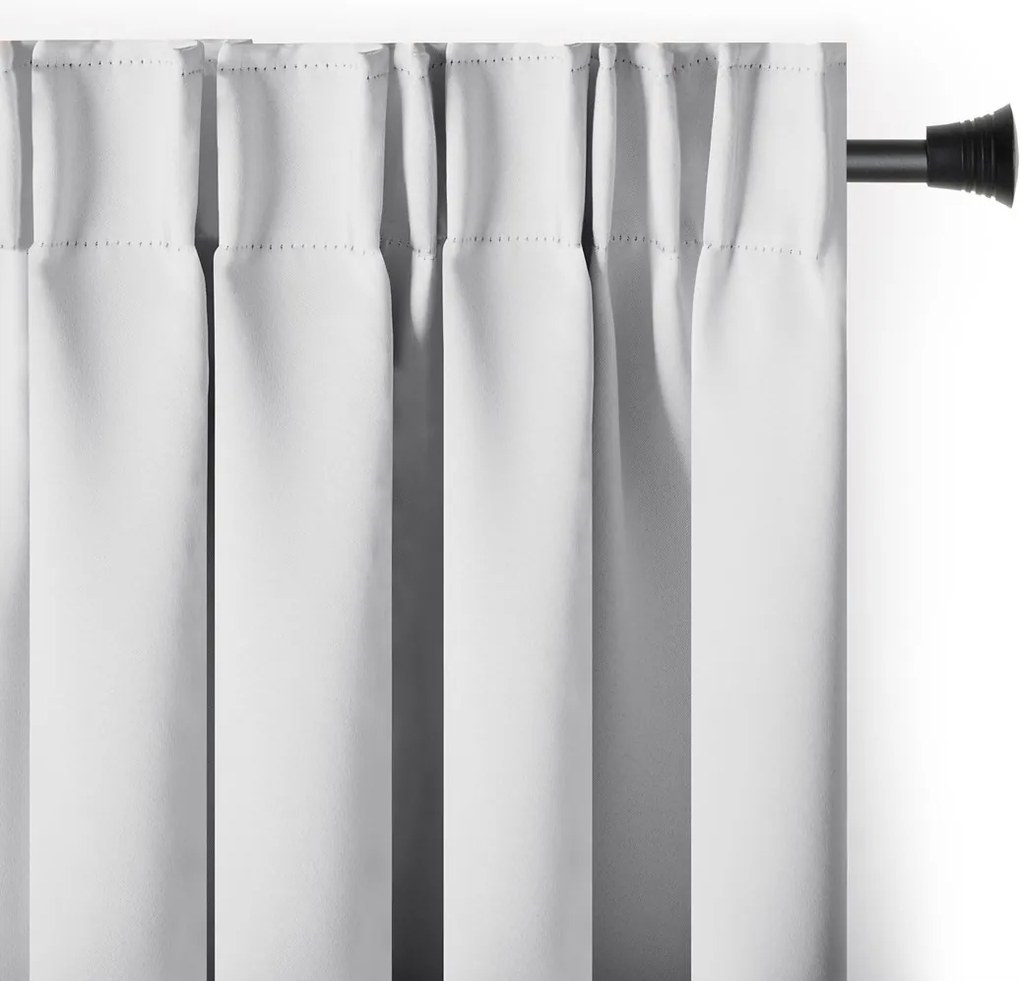 Záves AmeliaHome Blackout s multifunkčnou páskou 140x270 cm biely
