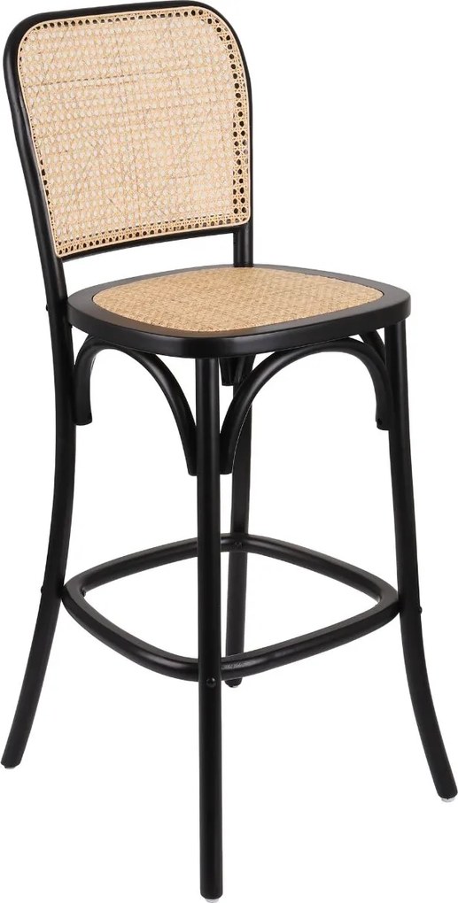 Drevená barová stolička Viki dark