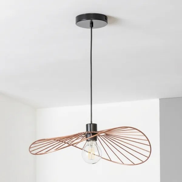 Brilagi - LED závesný luster CERIA WIRE 1xE27/40W/230V 40x56 cm bronz