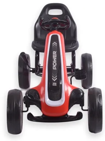 Šlapacia motokára POWER červená
