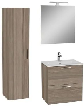 Kúpeľňová zostava s umývadlom 60 cm vrátane umývadlovej batérie, vtoku a sifónu VitrA Mia cordoba KSETMIA60C, 1 ks