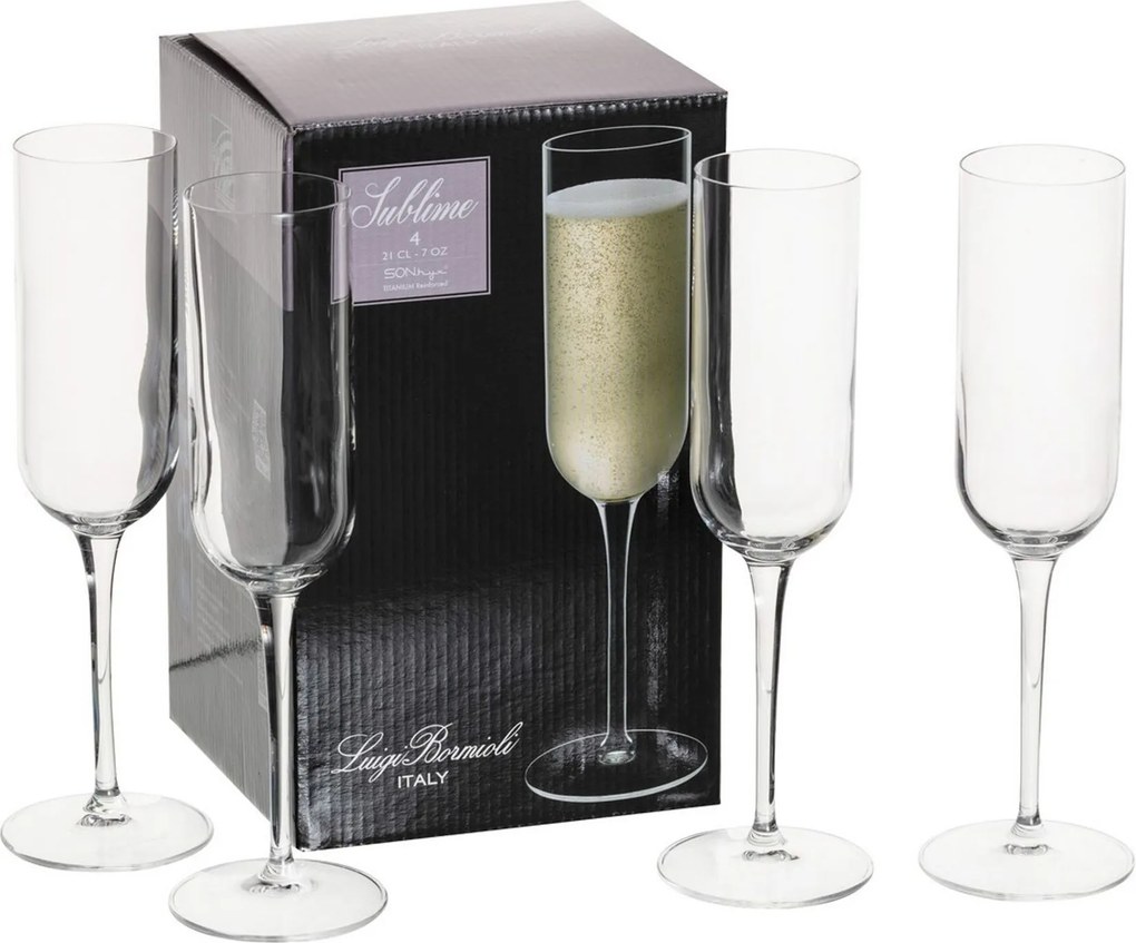 Poháre na víno Elegante – 4 ks, 210 ml