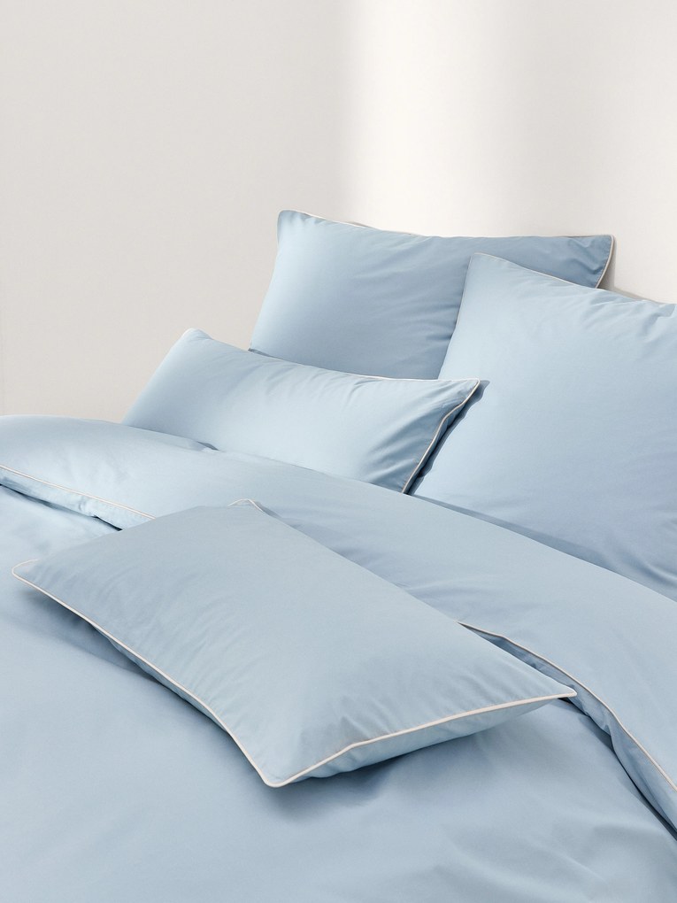 Obliečka na paplón z bavlneného perkálu's lemom Daria