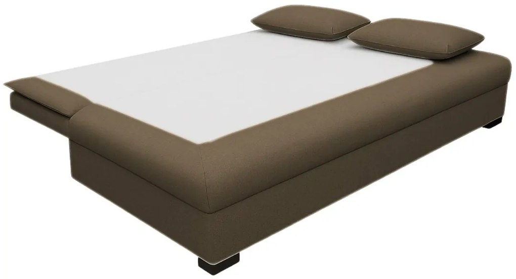 Rozkladacia pohovka BOOK - hnedá