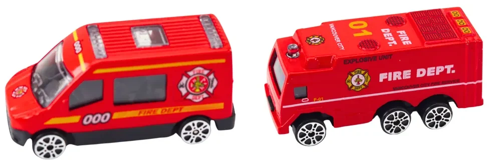 LEAN TOYS Pretekárska dráha Lora Odťahové vozidlo 2v1 - červená