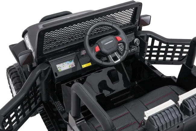 Elektrické autíčko Jeep BEAST 4x4 čierne