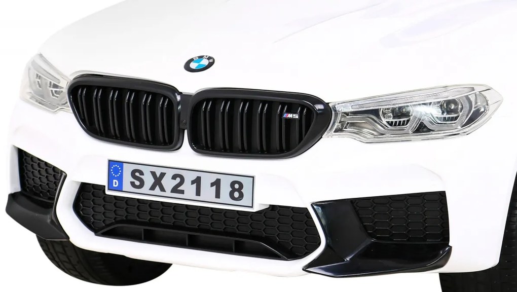 Elektrické vozidlo s funkciou drift BMW M5 DRIFT biele