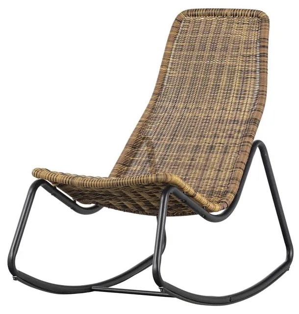 Ratanové záhradné hojdacie kreslo WOOOD Tom