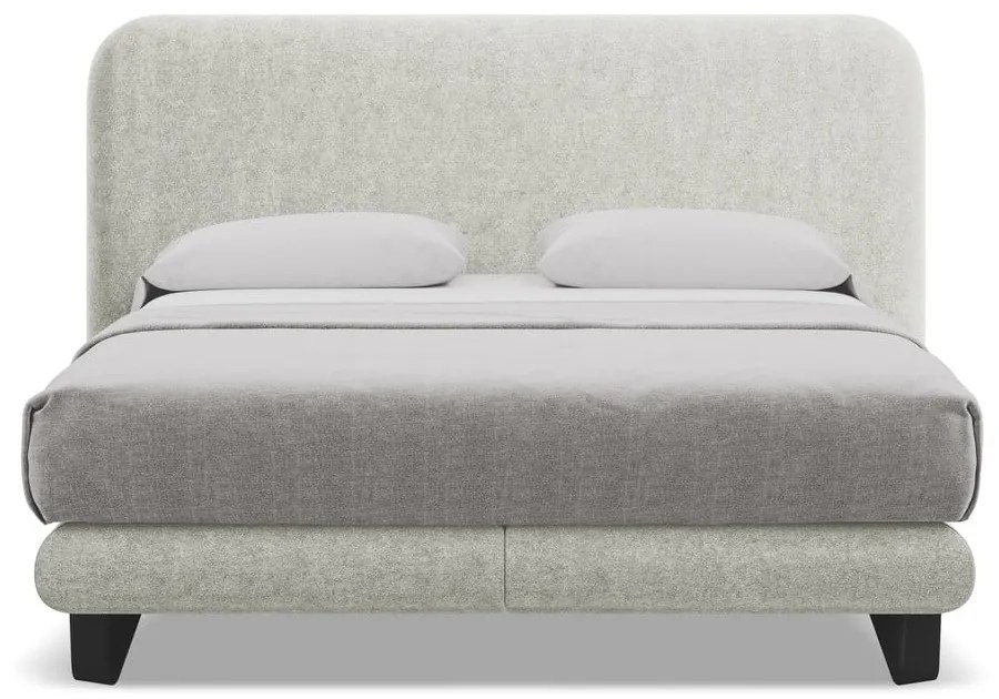 Béžová boxspring posteľ 140x200 cm Ilima – Makamii