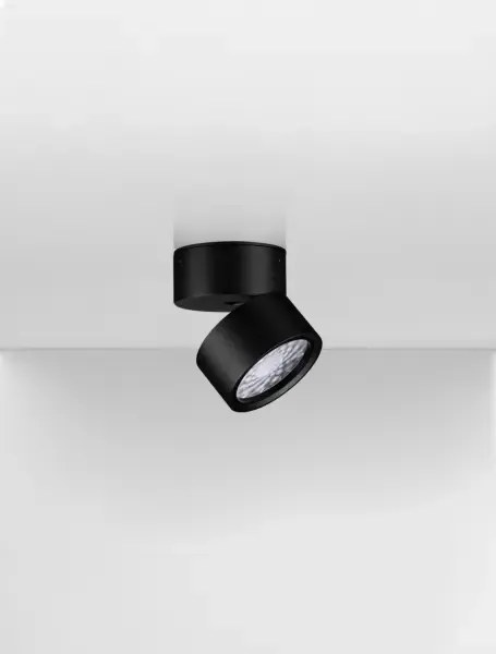 Minimalické bodové svietidlo Pull Čierna