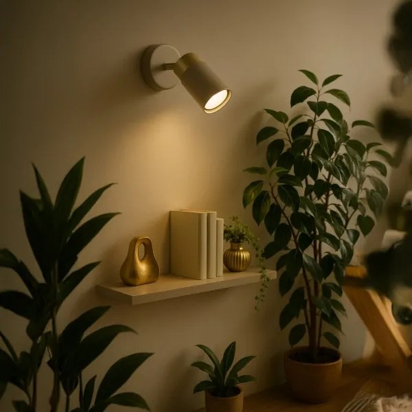 Brilagi - Nástenné bodové svietidlo POKER 1xGU10/25W/230V béžová