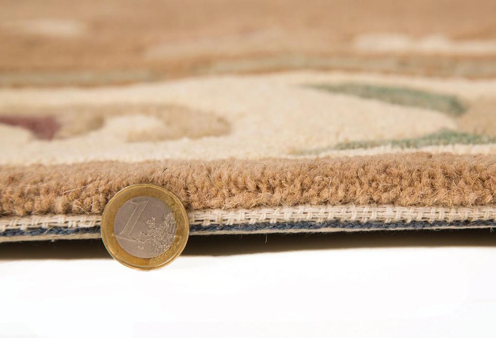 Flair Rugs koberce Ručne všívaný kusový koberec Lotus premium Fawn - 150x240 cm