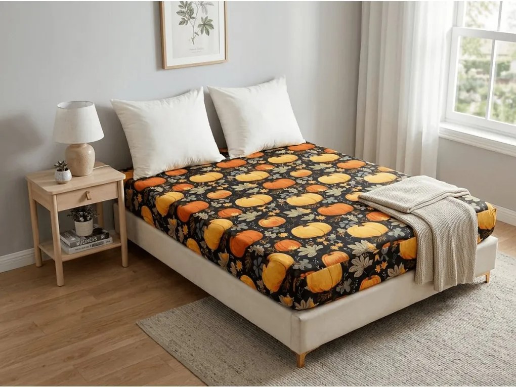 Obliečka z mikrovlákna ORANGE PUMPKINS farebné 180x200 cm