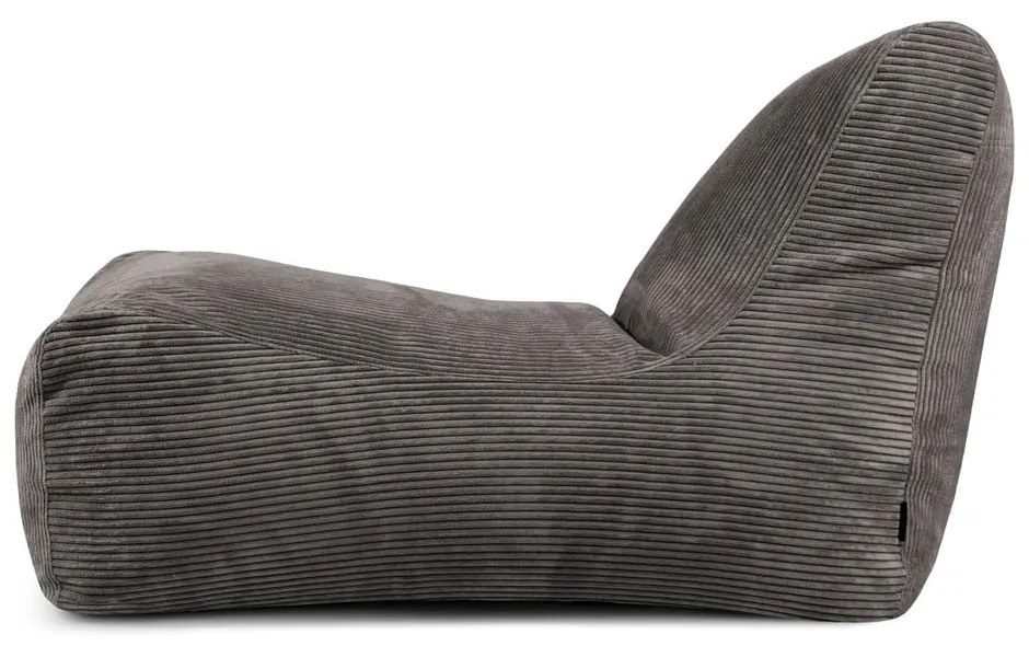 Fialový menčestrový sedací vak Lounge – SLOWDOWN