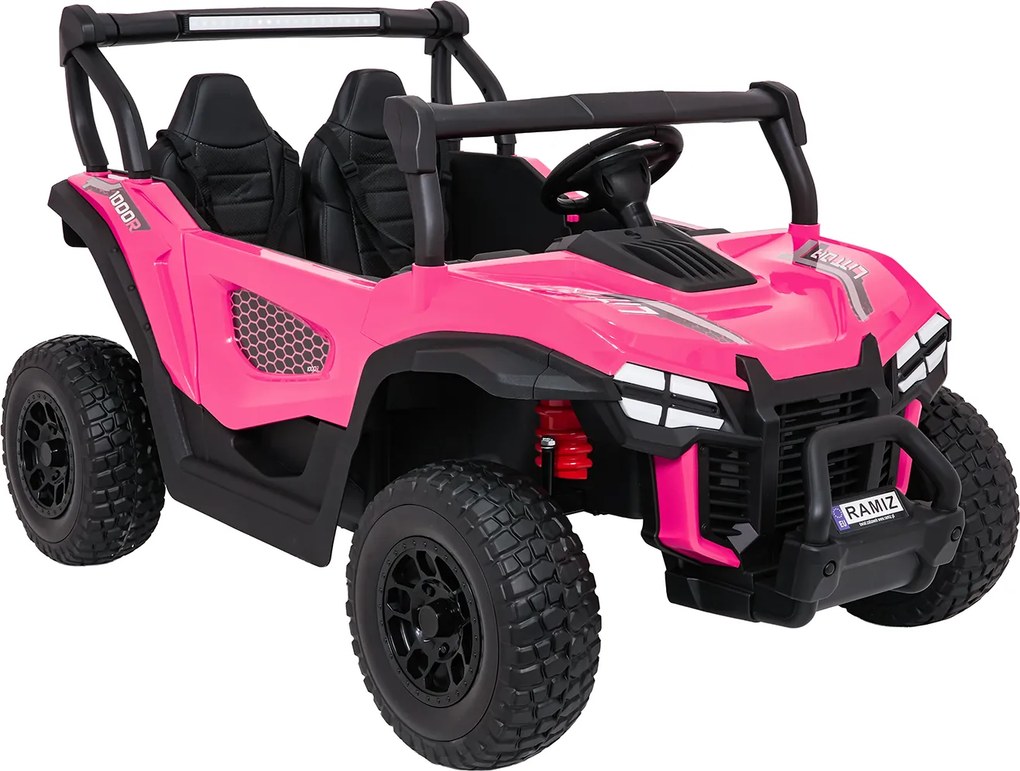 Ramiz Elektrická bugina Gravity pre deti ružová + pohon 4x4 + diaľkové ovládanie