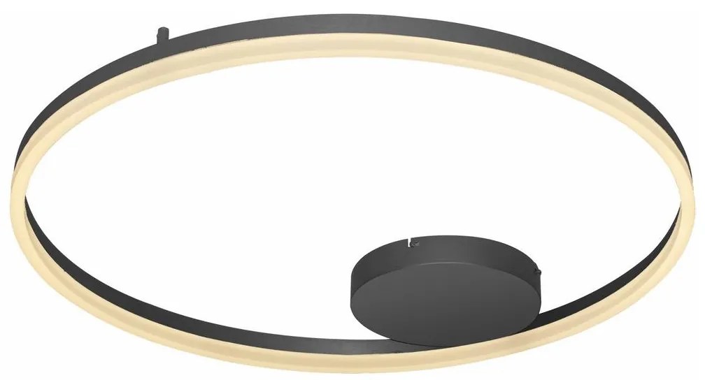 Azzardo AZ4703 - LED Stropné svietidlo HALO LED/55W/230V čierna