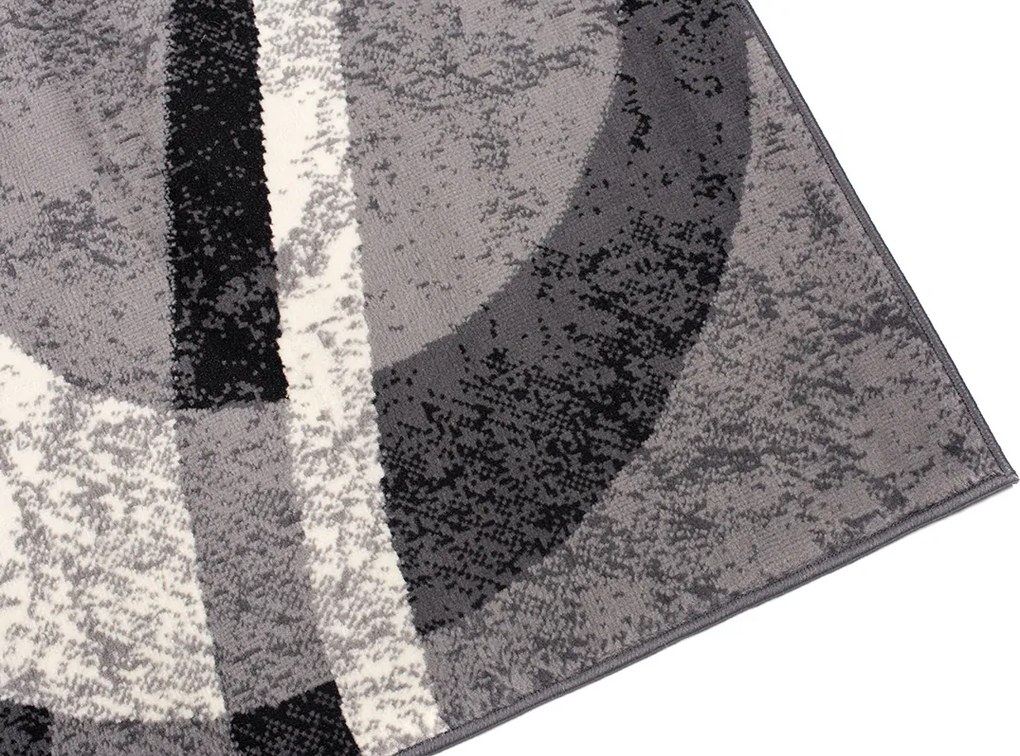TA Koberec 4959A DARK GRAY CHEAP PP CRM Sivý Obdĺžnikový Rozmer: 80x150 cm